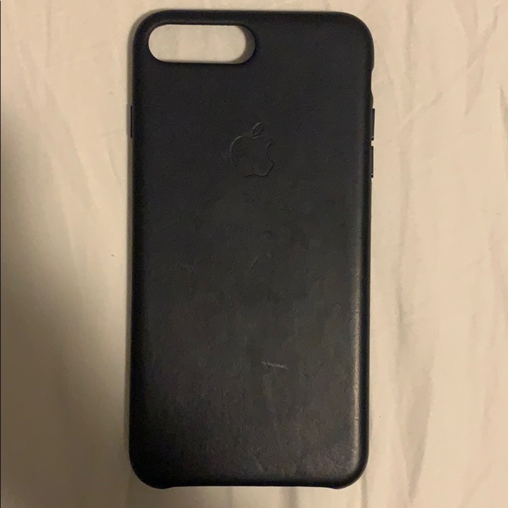 100% authentic leather apple phone case